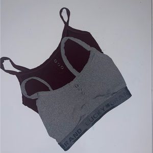 Pair of lucky brand sport bra’s in great condition